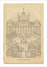 Load image into Gallery viewer, Fredensborg palace line vintage paper - card with envelope