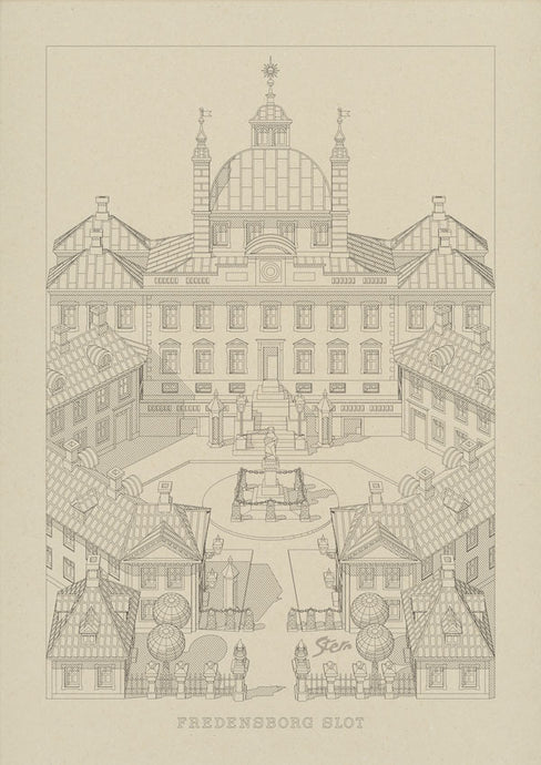 Fredensborg palace line vintage
