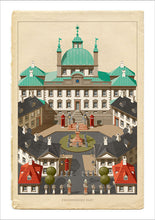Load image into Gallery viewer, Fredensborg palace vintage sheet - card with envelope